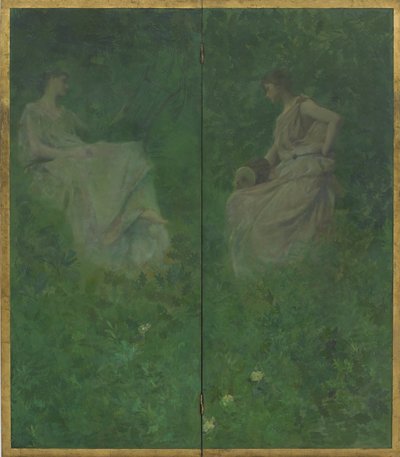 Die vier sylvanischen Klänge, 1896-97 von Thomas Wilmer Dewing